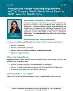 PA Annual Reporting White Paper