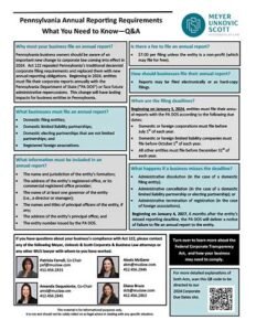 Corporate Due Dates Quick Facts Sheet